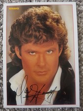 Bravo Autogrammkarte - David Hasselhoff