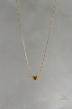 Gold Halskette Herz Damen