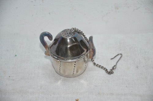 Altes teesieb versilbert - altes,