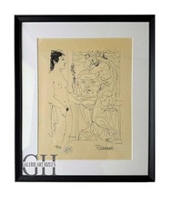 PABLO PICASSO HAND SIGNIERT