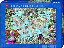 Heye Puzzle Map Art Quirky