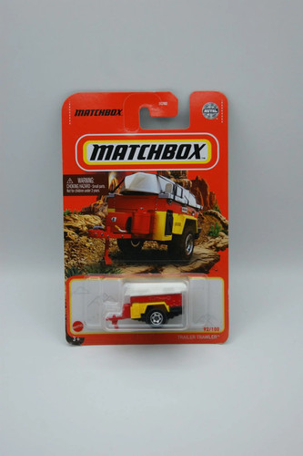 Matchbox trailer trawler red - trawler,