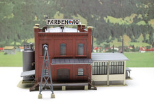 Kibri H0 Farben AG Fabrikgebäude fertig gebaut 1:87 ohne Ovp Nr.4680
