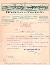 Küppersbusch Gelsenkirchen Schalke 1920 Schreiben Schalker Herd- und Ofen Fabrik