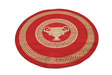 Mäander Teppich Rund 150x150