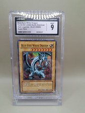 Yugioh Blue Eyes White Dragon DLG1-EN002 CGC 9