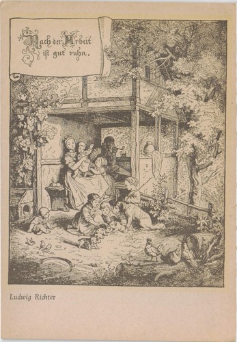 Künstlerkarte ludwig richter - künstlerkarte,