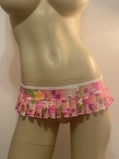 Pink Tropical Pleated Micro