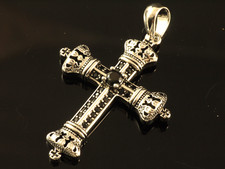 925 Kreuz Anhänger 44 x 28 mm