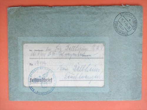 Feldpostbrief mit inhalt - feldpostbrief, 1940