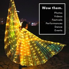 Anbetungstanz LED Isis Flügel