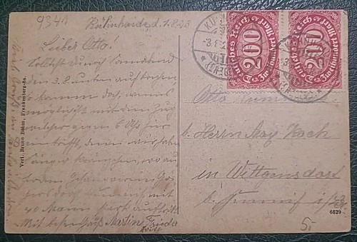 Karte kühnhaide 1923 mef - kühnhaide,