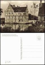 Münster Westfalen SCHLOSS HÜLSHOFF  Geburtshaus  Droste-Hülshoff 1960
