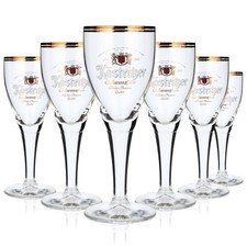 6x Köstritzer Bier Glas 0,2l