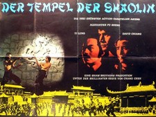 Der Tempel der Shaolin - Alexander Fu Sheng - Filmposter A1 60x84cm gefaltet
