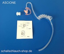 Ersatz Spiralschlauch + Ohrstöpsel + EARMOLD f.Schallschlauch Security Headset 
