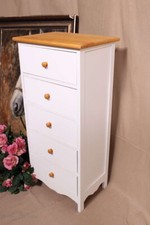 Shabby Chic Wunderschöner Schubladenschrank Küchenschrank Badschrank 4 Schublden