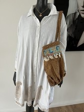 Kleid Blusen Kleid Musselin