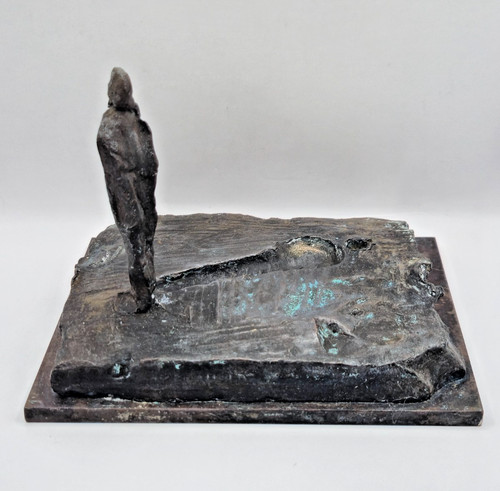 Bronze skulptur schattenmann - bronze,