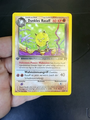 Pokémon karte dunkles rasaff - dunkles,