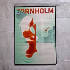 Poster Kunstplakat MADS BERG "Bornholm 08" 50x70 cm OHNE Rahmen