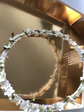 Haarreif Blumenkranz Mädchen Kommunion Damen Handgearbeitet