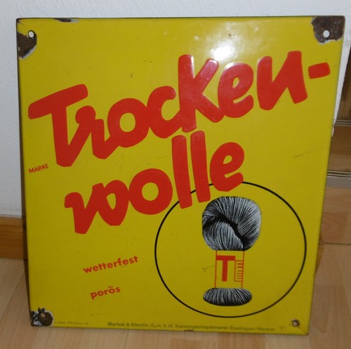 Altes emailschild dold - altes, trocken