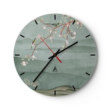 Modern Wanduhr 40x40cm Rund