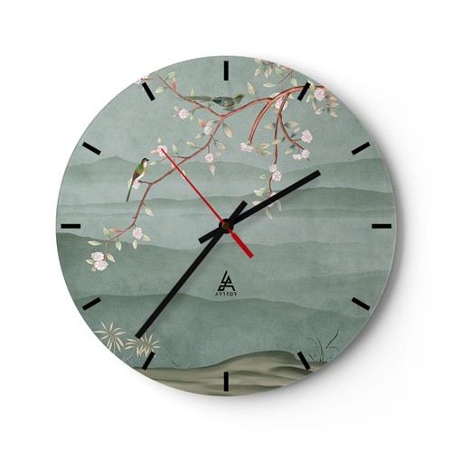 Modern wanduhr 40x40cm rund - modern,