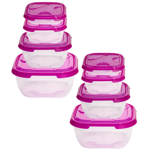 4er packung frischhaltedose - 2x,