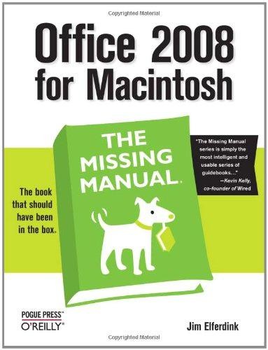 Office 2008 for macintosh the - for, macintosh: