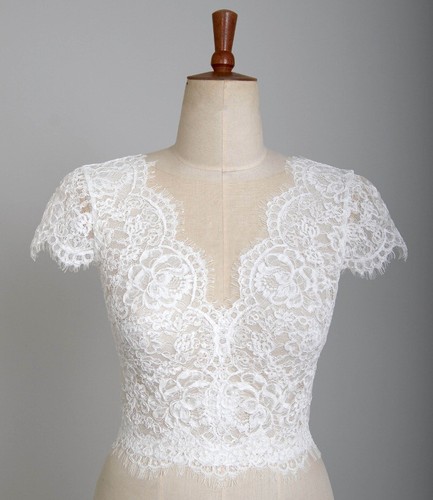 Weiß ivory brautkleid topper - brautkleid,