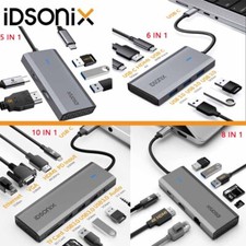 IDsonix USB C Hub 5-10in1