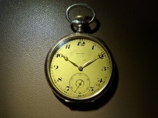 Zenith Taschenuhr | Spiral Breguet | mit Feinregulierung | Silber | ca. 1920