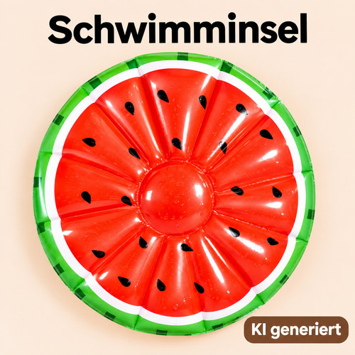 Schwimminsel wassermelone - schwimminsel,