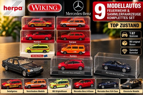 Modellauto sammlung herpa - 9x,