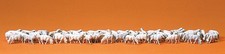 Preiser 14411 Schafherde 60 Figuren H0 1:87 handbemalt, Neu