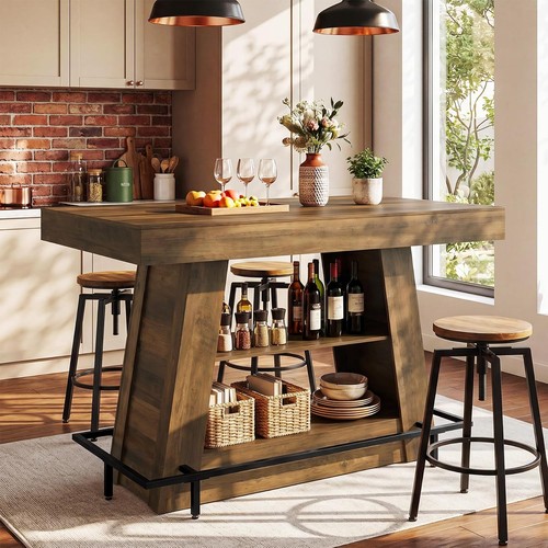 120cm industriell bartisch - 120cm,
