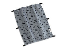 Croozer Kid 2er Zweisitzer Sonnenschutz Schutz Blau gemustert