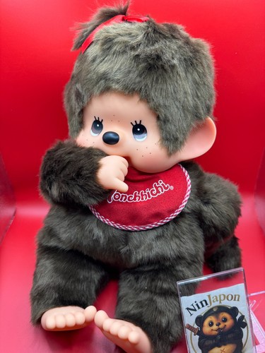 Monchhichi girl plush premium - monchhichi,