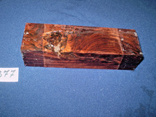 Cocobolo Messergriff  Griffholz  Edelholz   140 x 42 x 33 mm   Nr. 377