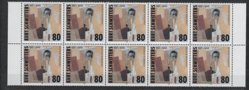 Briefmarken kurt schwitters - 10,