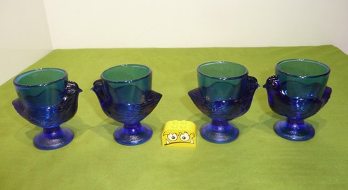 Blaue alte glas - 4,
