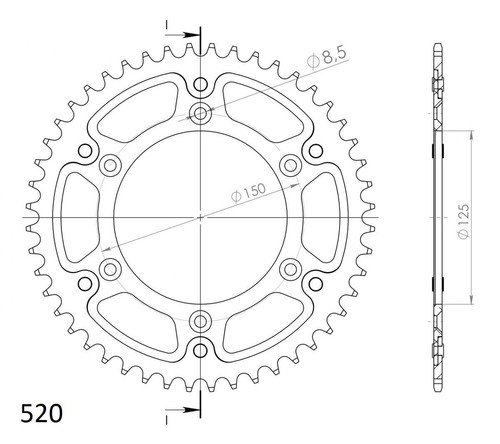 Kettenrad supersprox stealth - supersprox,