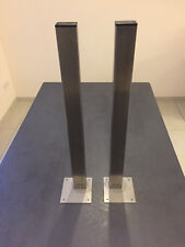 Tischbein, Edelstahl, Tischgestell, Tischfuß, Untergestell, 1 Paar