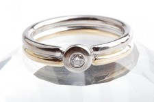 Solitär Brillant Diamant Ring