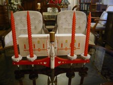 Alter DDR Weihnachtsleuchter orig. Erzgebirge