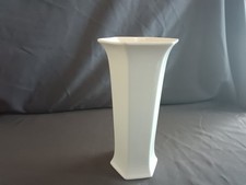 Seltmann Weiden Vase 23 cm weiß 6-eckig Royal China Porzellan