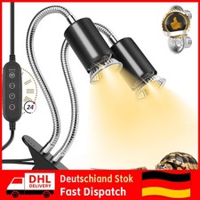 Schildkröten Wärmelampe UVA UVB 25W+50W für Terrarium Reptilien E27 Halterung