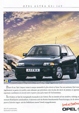 Opel Werbeanzeige Werbung Opel Astra "GSI 16V" ÜG